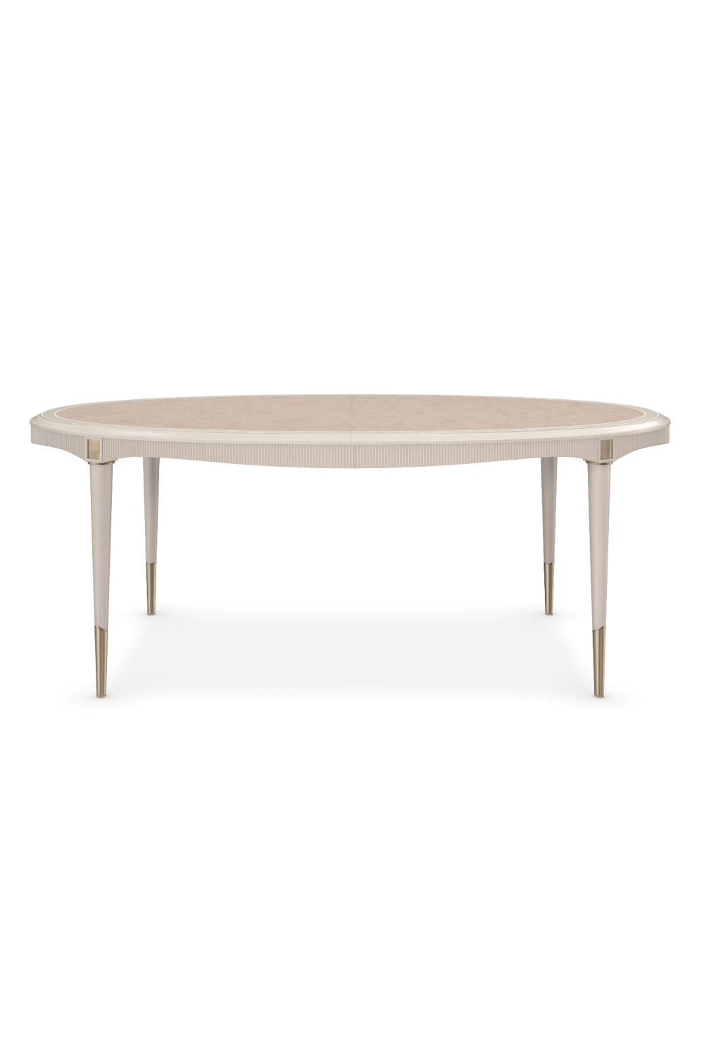   Cream Oval Dining Table | Oroa.com