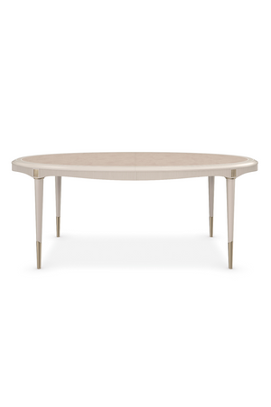   Cream Oval Dining Table | Oroa.com