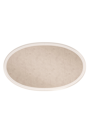   Cream Oval Dining Table | Oroa.com