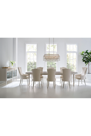   Cream Oval Dining Table | Oroa.com