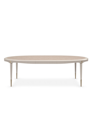   Cream Oval Dining Table | Oroa.com