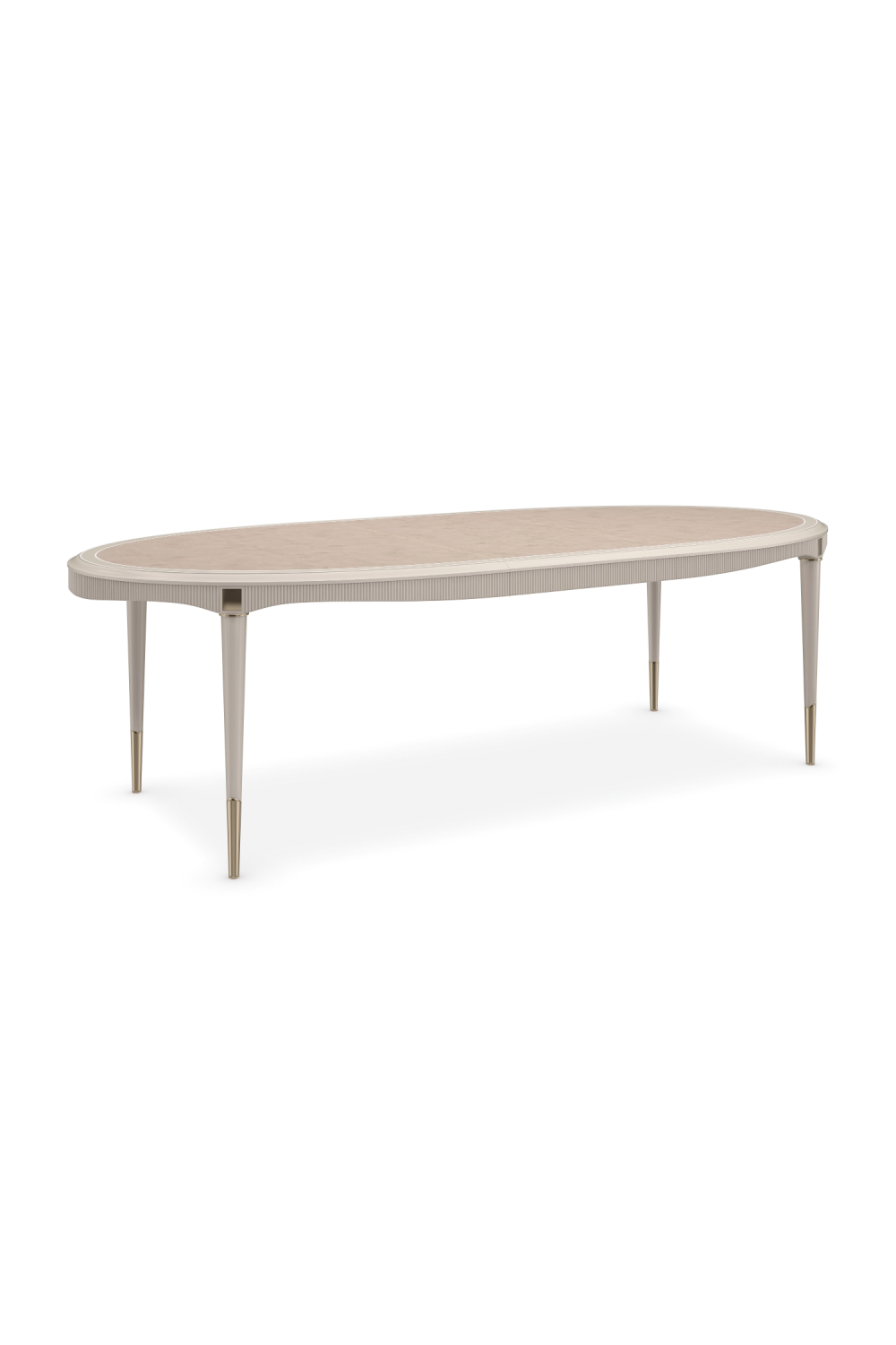   Cream Oval Dining Table | Oroa.com