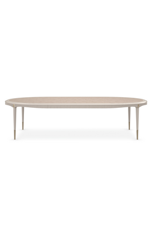   Cream Oval Dining Table | Oroa.com