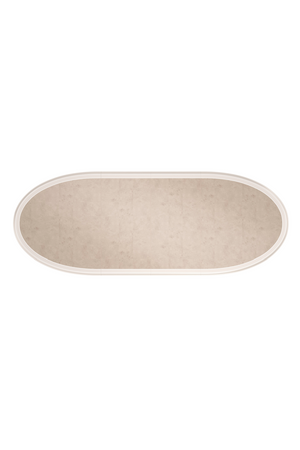   Cream Oval Dining Table | Oroa.com