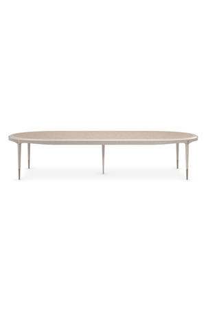   Cream Oval Dining Table | Oroa.com
