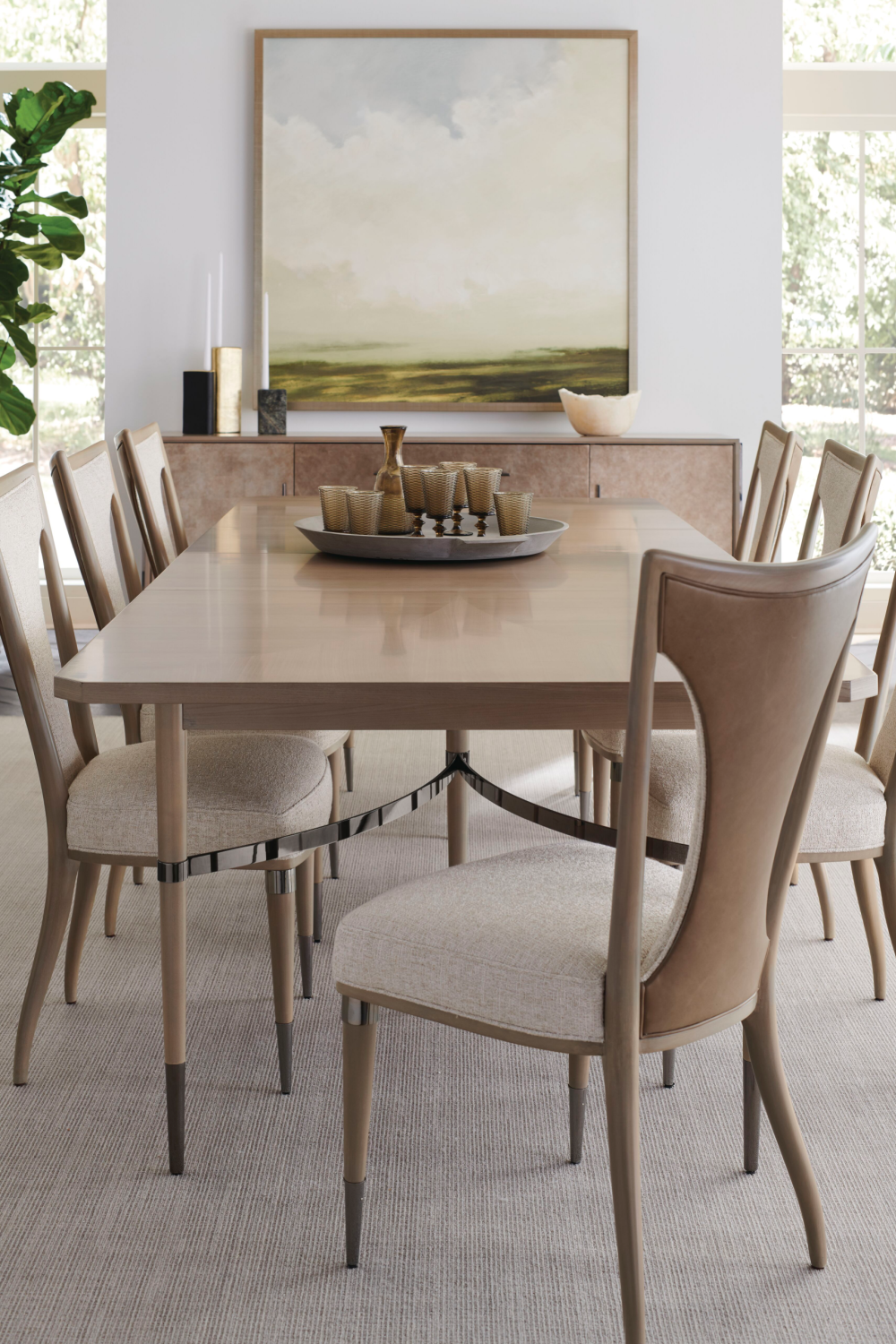   Beige Scandinavian Dining Chair | Oroa.com
