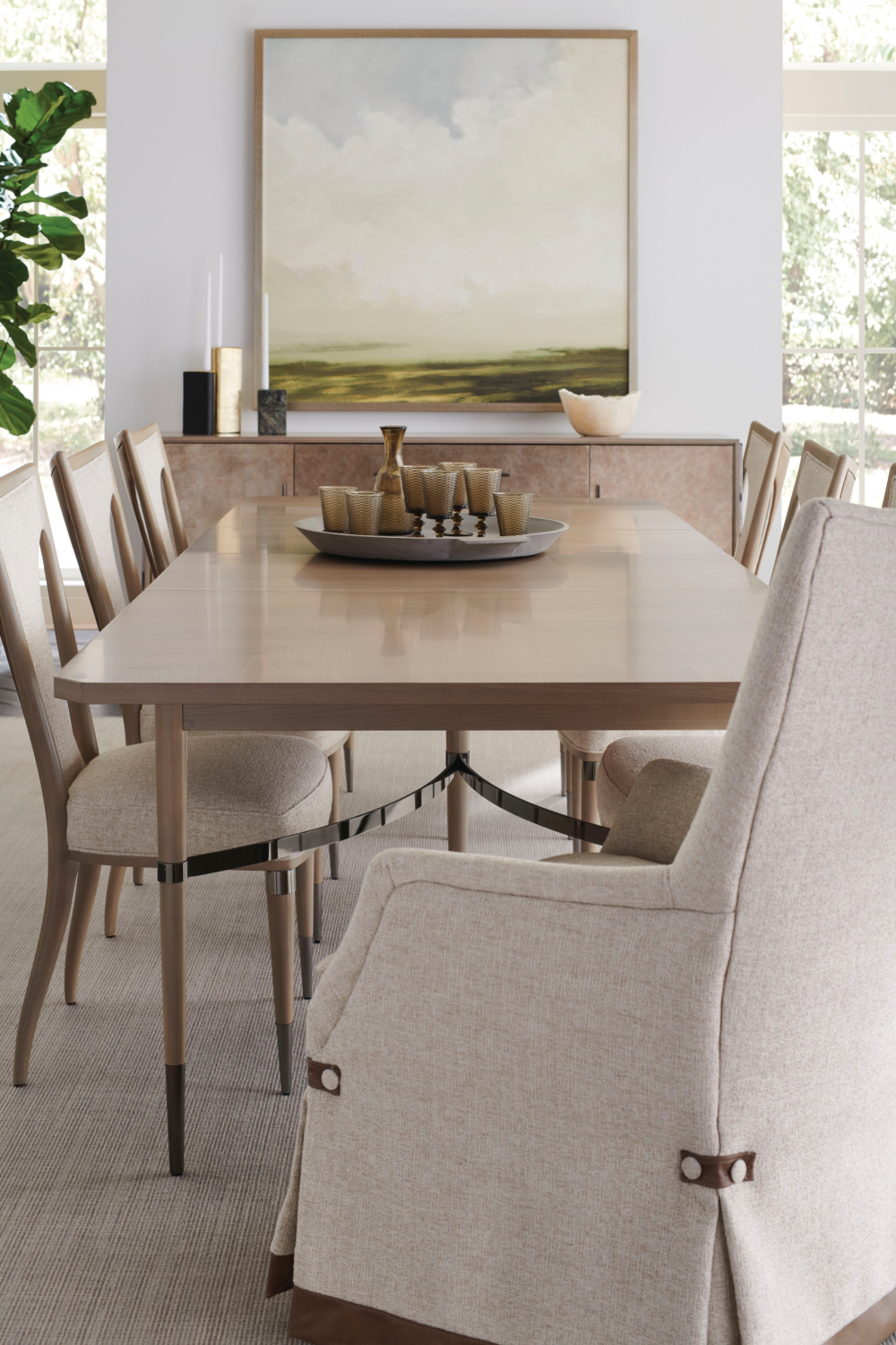   Beige Scandinavian Dining Chair | Oroa.com