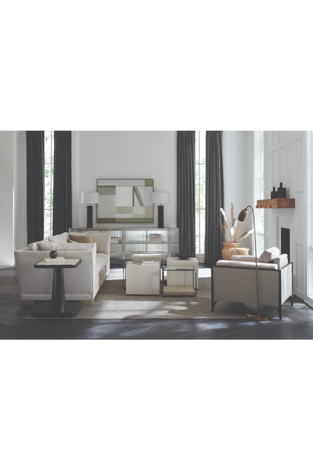   Metal Framed Cocktail Table | Oroa.com