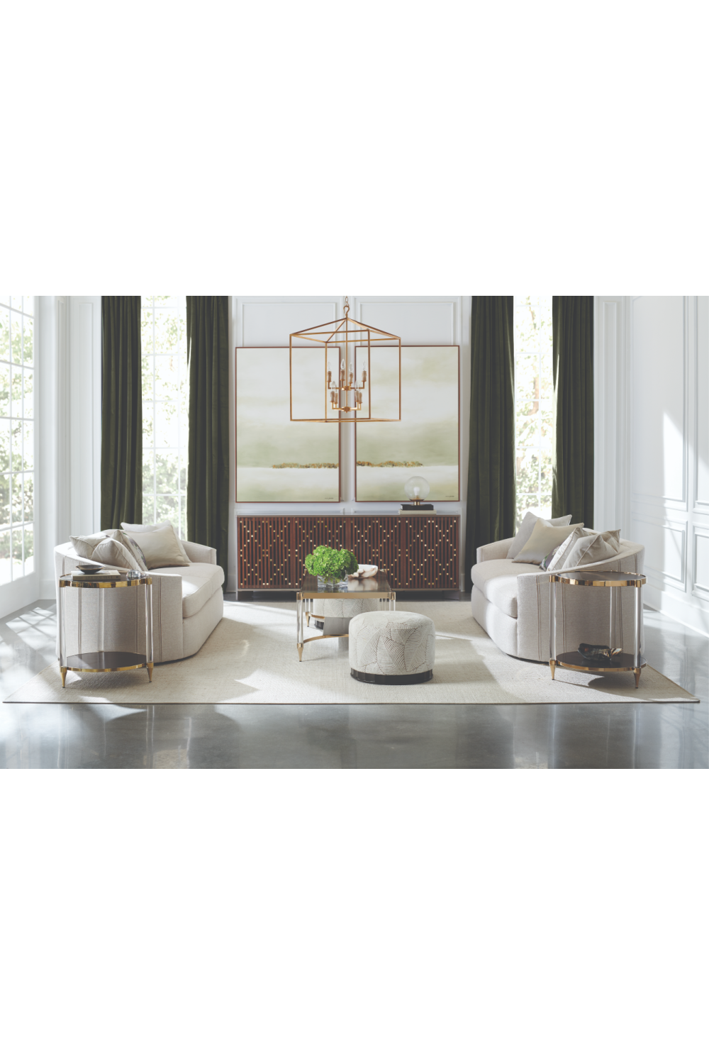   Acrylic Post Side Table | Oroa.com