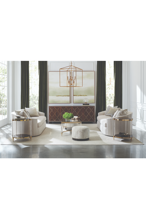   Acrylic Post Side Table | Oroa.com