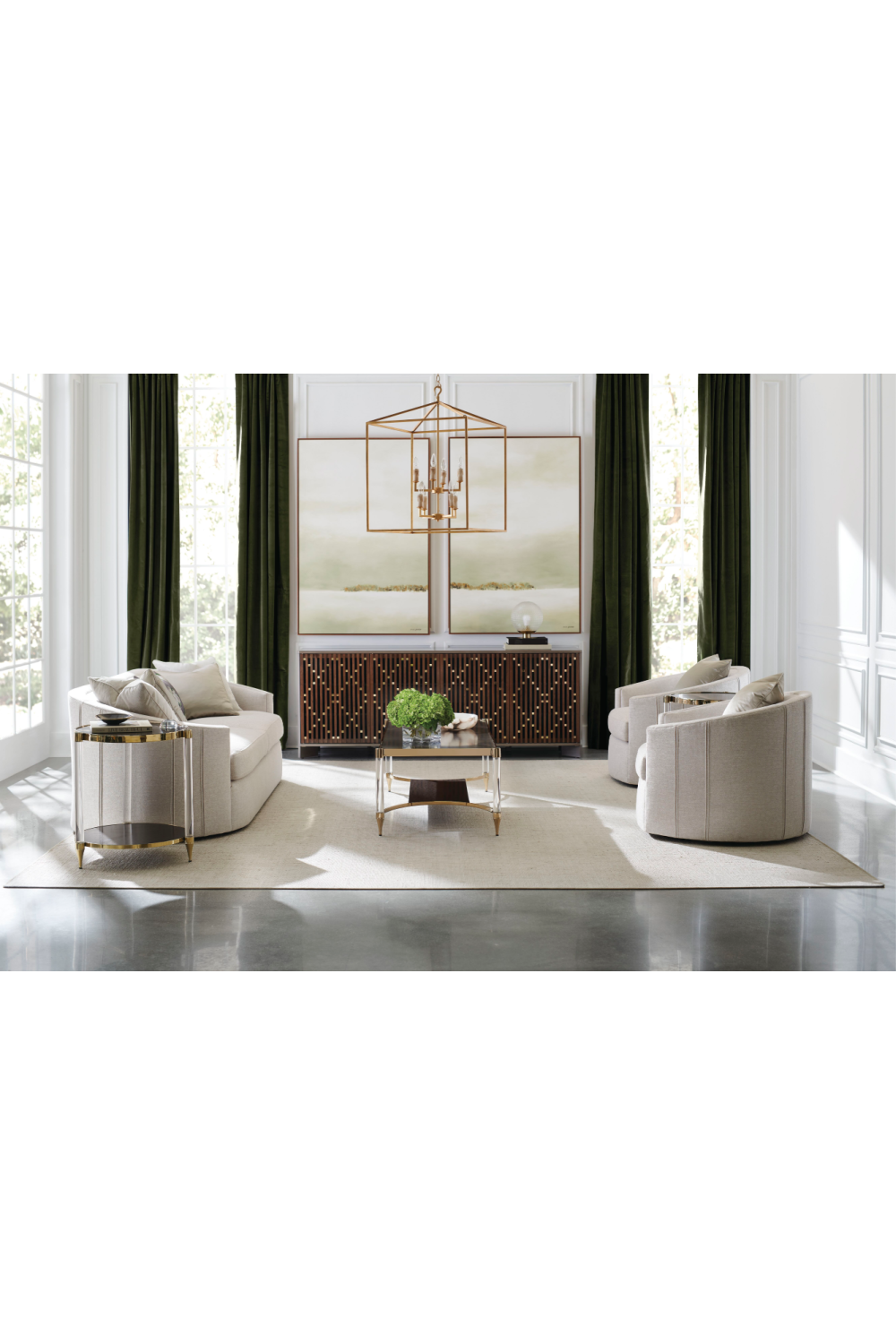   Acrylic Post Side Table | Oroa.com