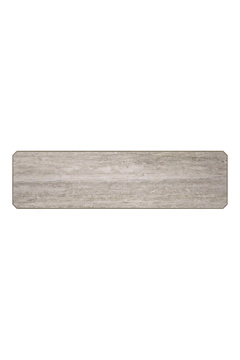   Silver Travertine Console Table | Oroa.com