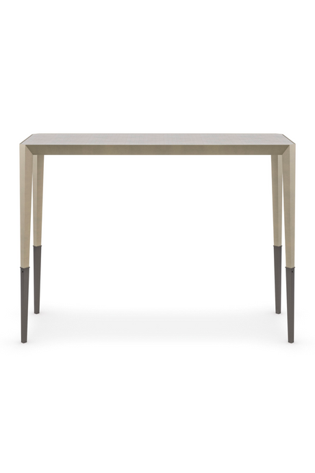   Silver Travertine Console Table | Oroa.com