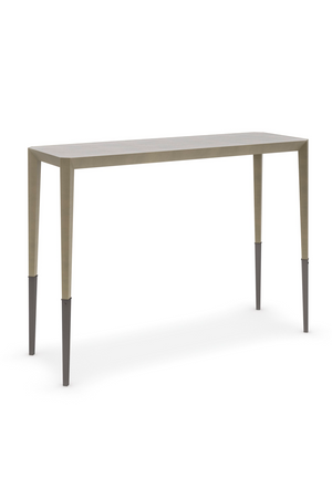   Silver Travertine Console Table | Oroa.com