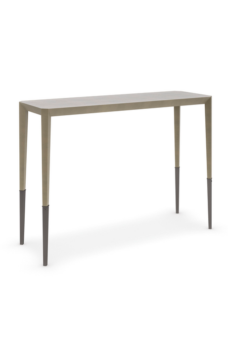   Silver Travertine Console Table | Oroa.com