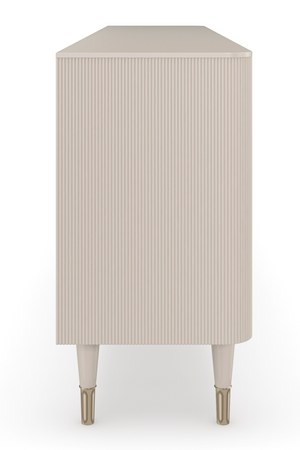   Taupe Reeded TV Cabinet | Oroa.com