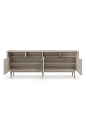   Taupe Reeded TV Cabinet | Oroa.com