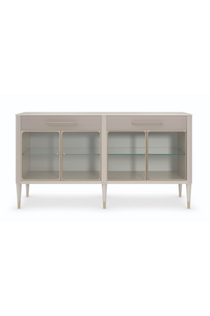   Glass Door Modern Sideboard | Oroa.com