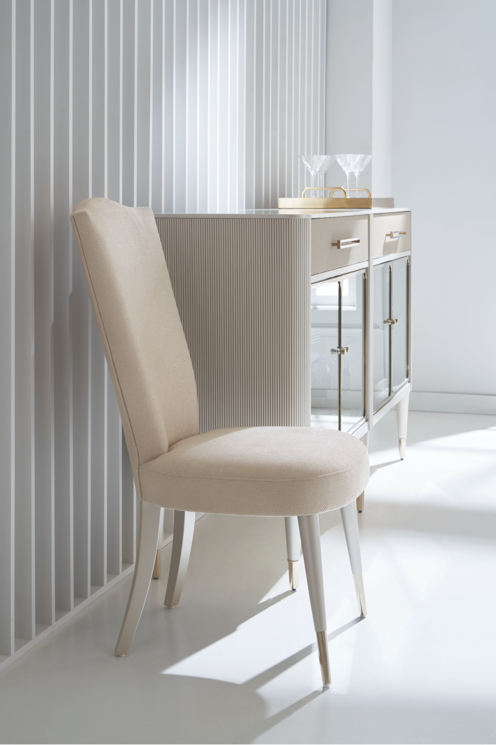   Glass Door Modern Sideboard | Oroa.com