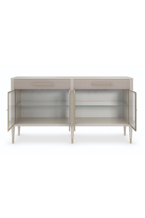   Glass Door Modern Sideboard | Oroa.com