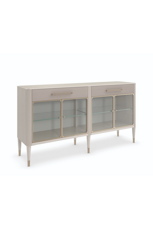   Glass Door Modern Sideboard | Oroa.com