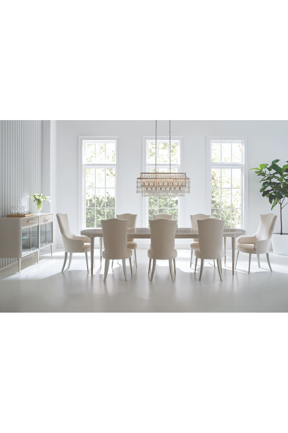   Glass Door Modern Sideboard | Oroa.com