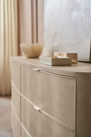   Cream Shagreen Dresser | Oroa.com