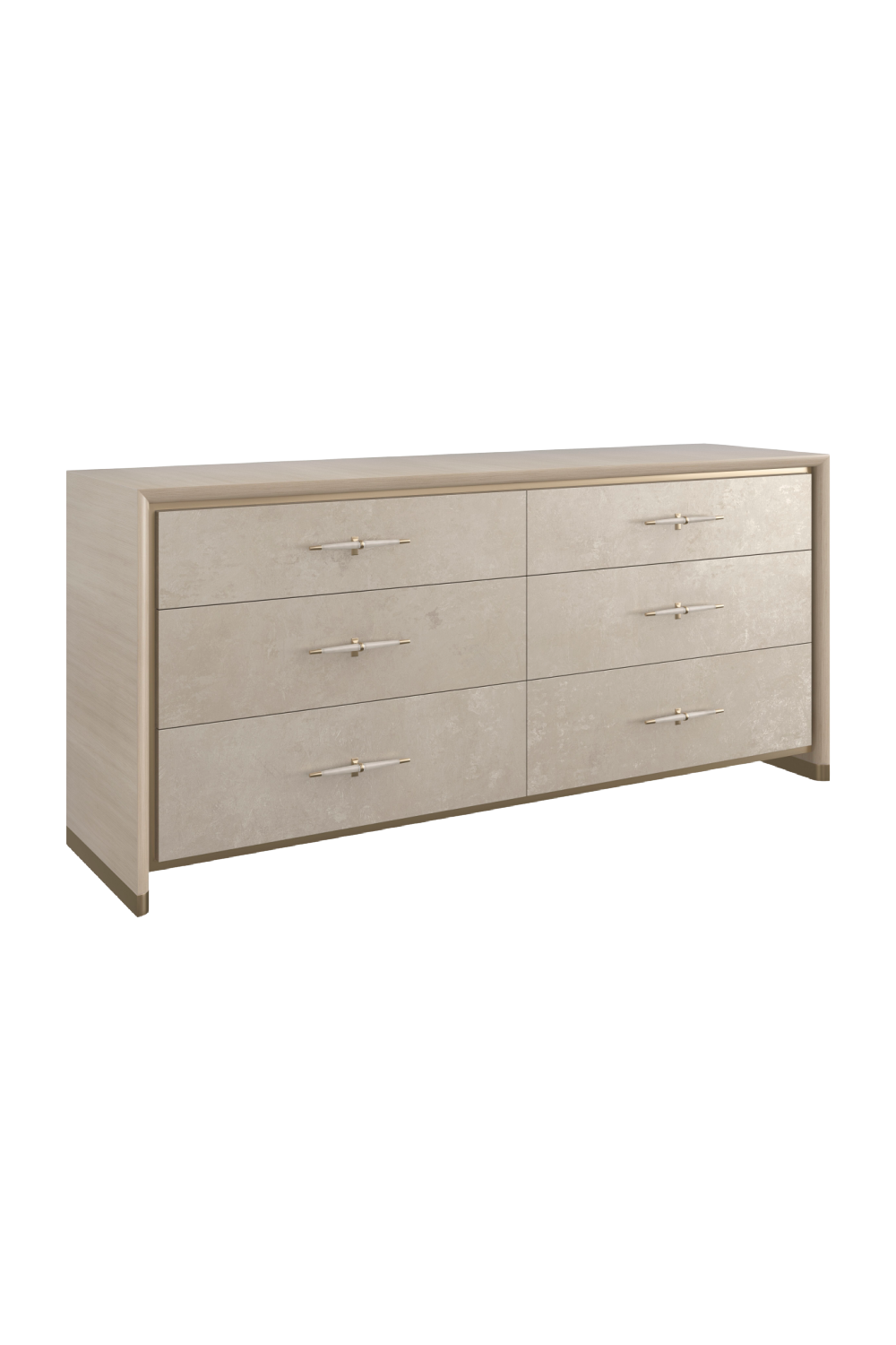   Metallic Leaf Modern Dresser | Oroa.com