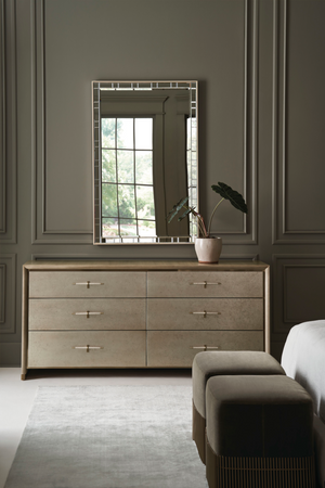   Metallic Leaf Modern Dresser | Oroa.com
