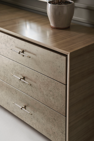   Metallic Leaf Modern Dresser | Oroa.com