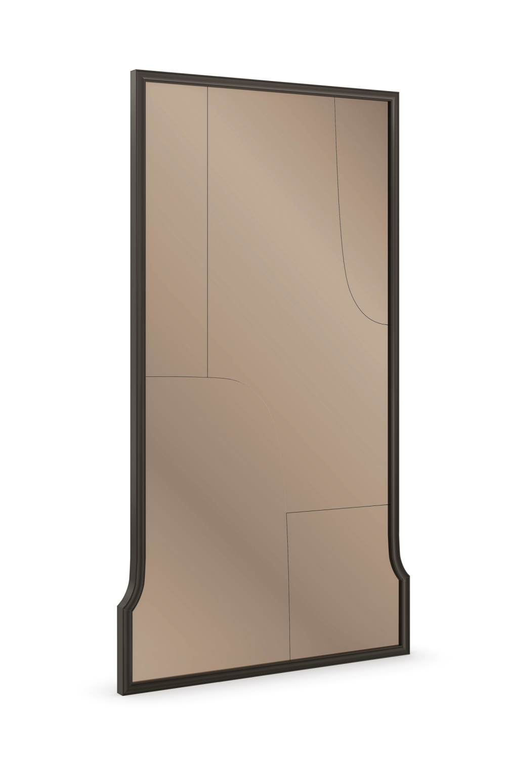   Brown Framed Bronze Mirror | Oroa.com