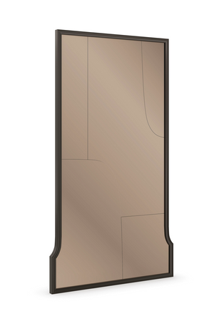   Brown Framed Bronze Mirror | Oroa.com