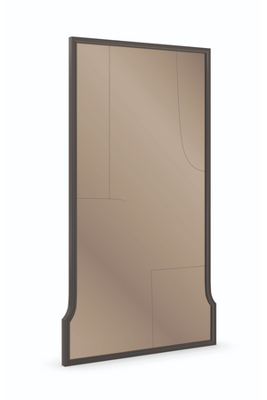   Brown Framed Bronze Mirror | Oroa.com