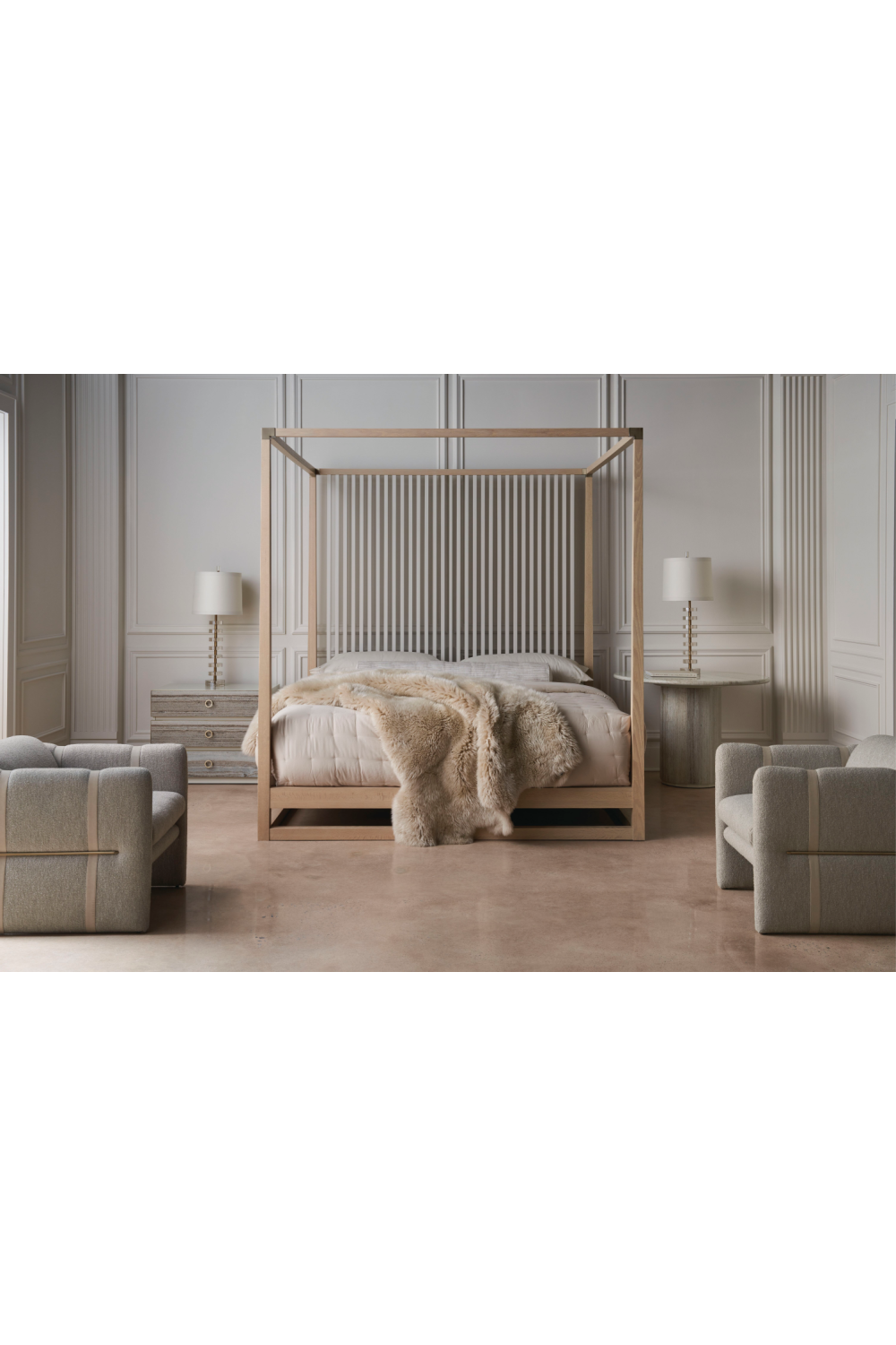   Gray Sandstone Nightstand | Oroa.com