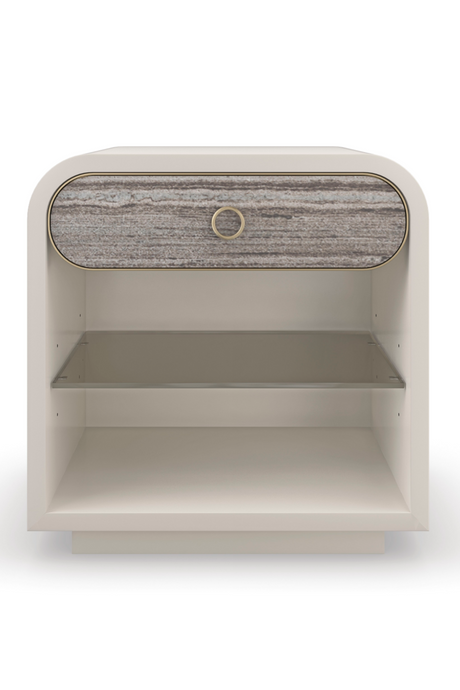   White Modern Nightstand | Oroa.com