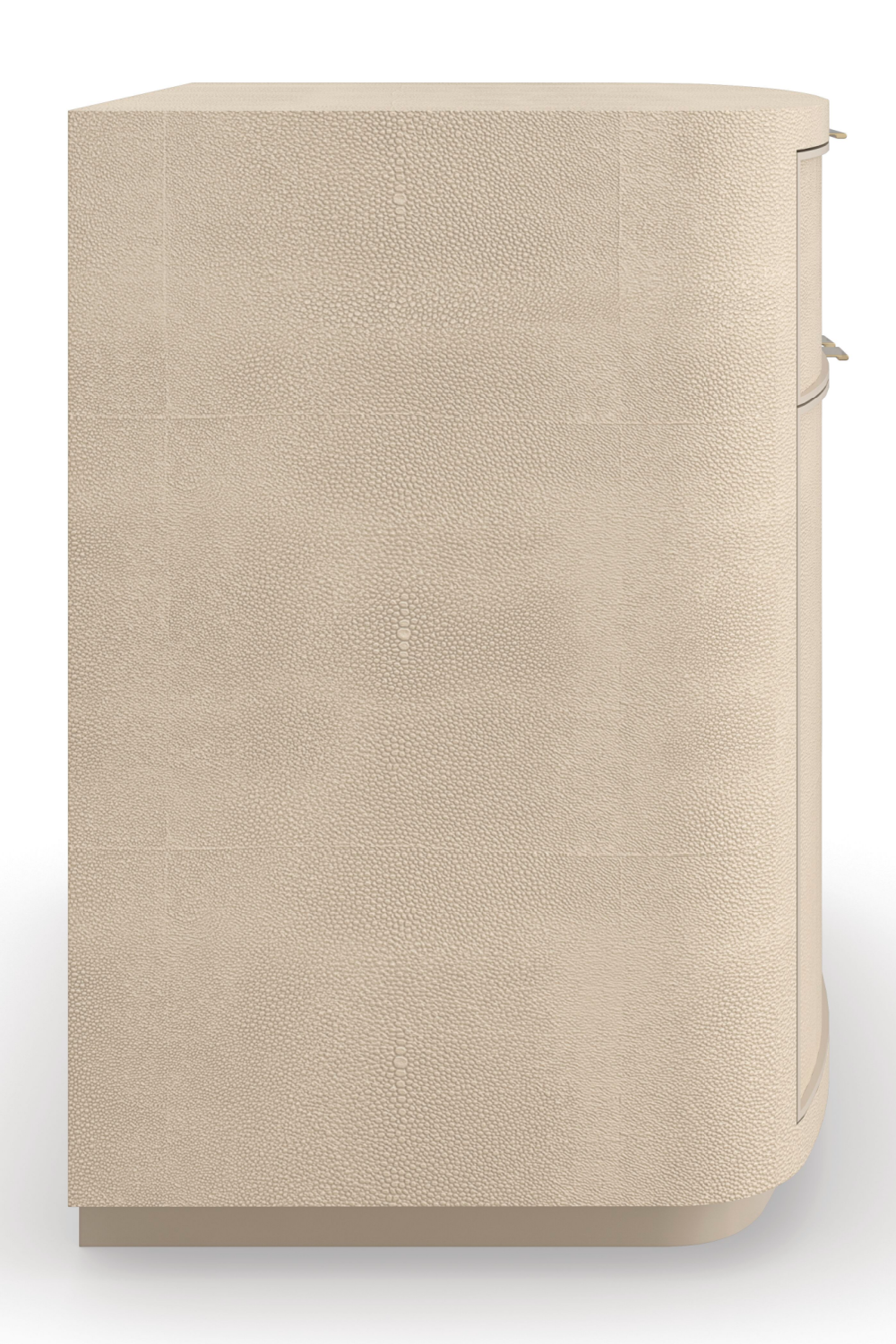   Cream Shagreen Nightstand | Oroa.com