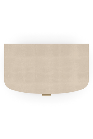  Cream Shagreen Nightstand | Oroa.com