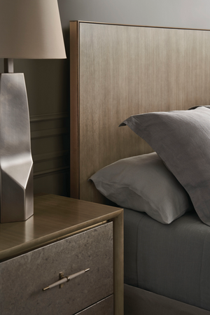  Beige 2-Drawer Nightstand | Oroa.com
