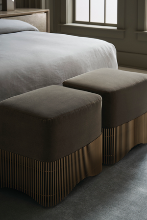   Moss Green Ottoman | Oroa.com