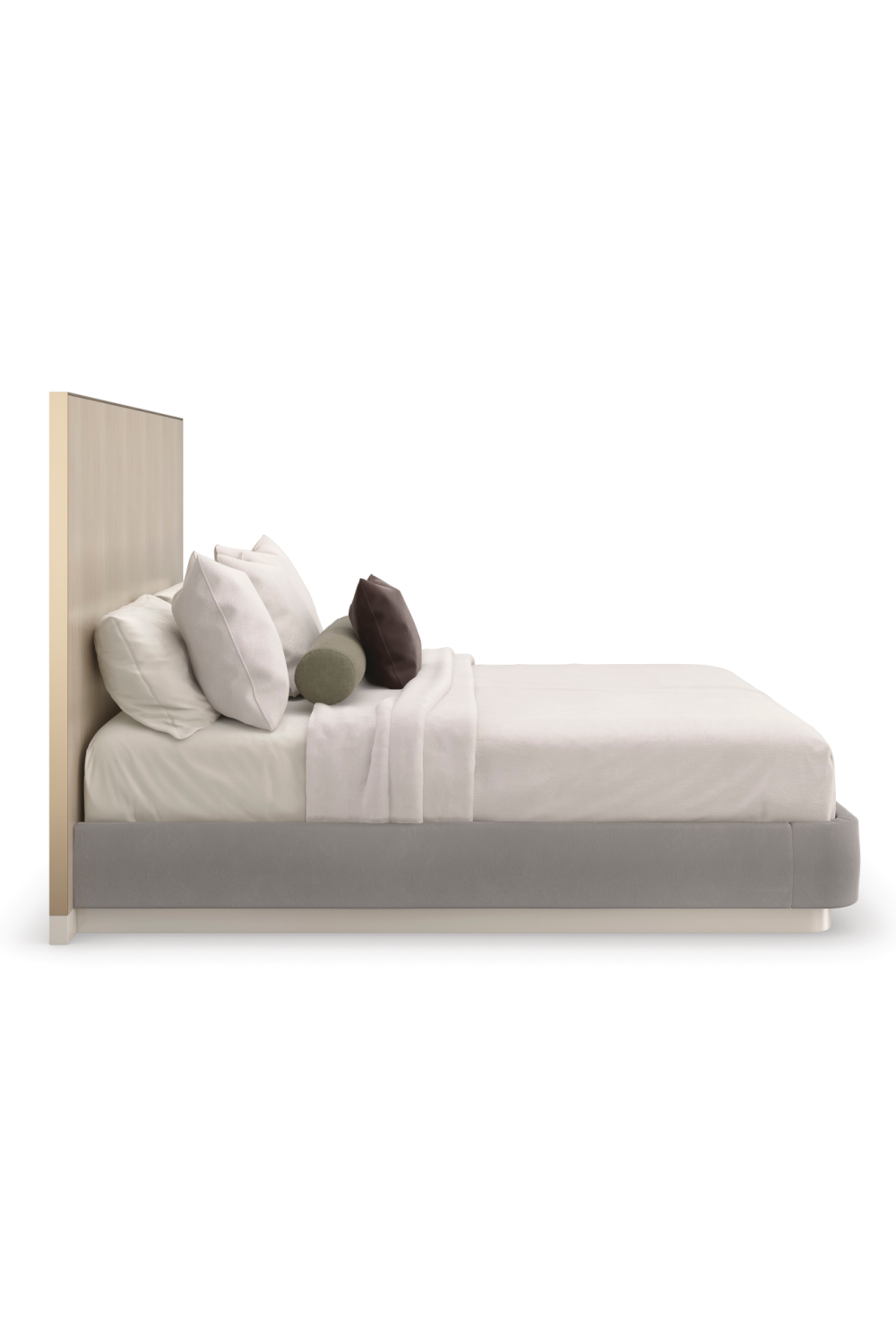   Gray Minimalist Bed | Oroa.com
