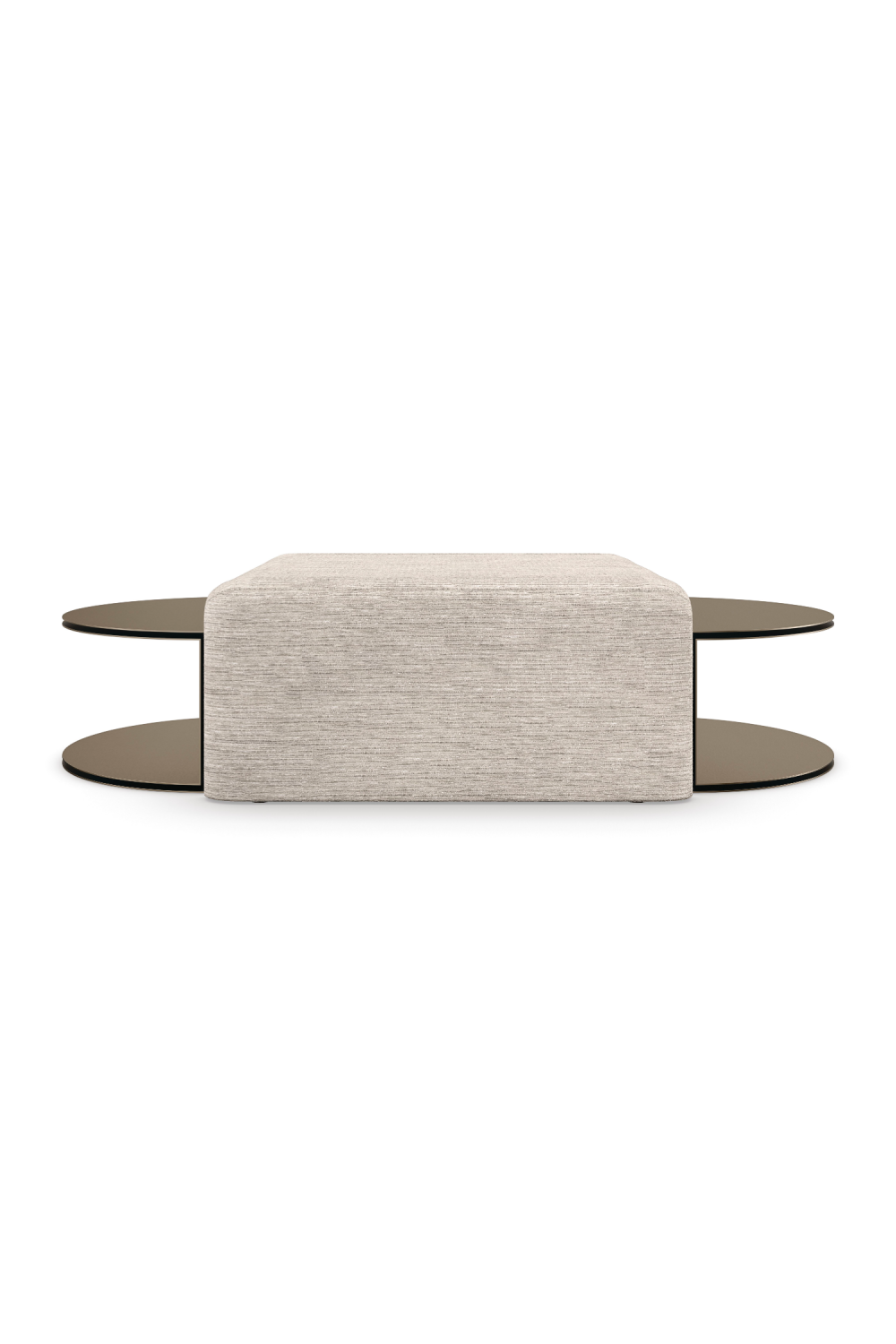   Gold Semi-Circle Cocktail Table | Oroa.com
