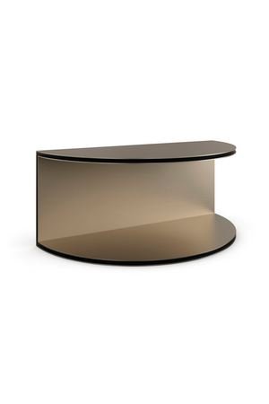   Gold Semi-Circle Cocktail Table | Oroa.com