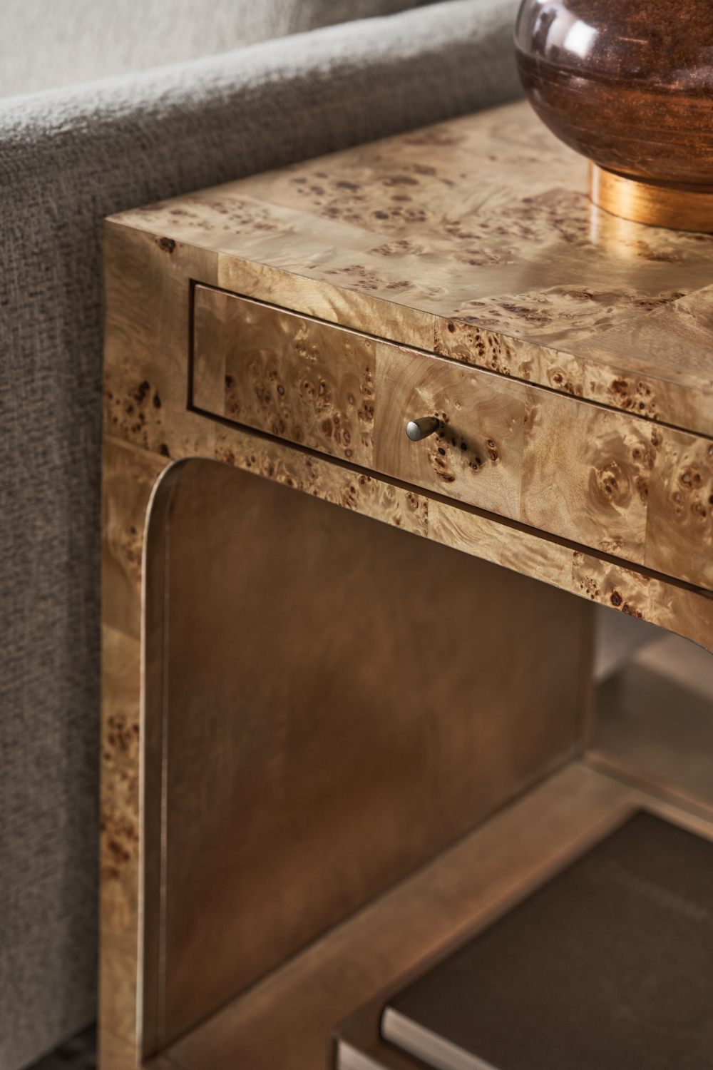   Mappa Burl End Table | Oroa.com