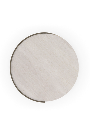   Spiral Silver Leaf Side Table | Oroa.com