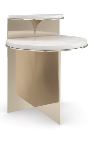   Gold Modern End Table | Oroa.com