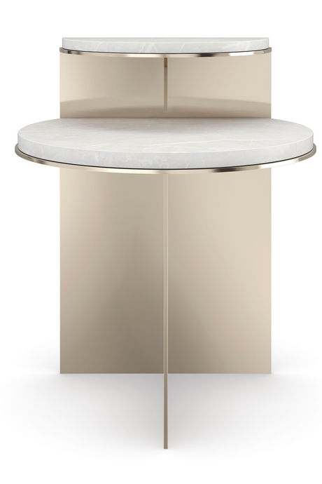   Gold Modern End Table | Oroa.com