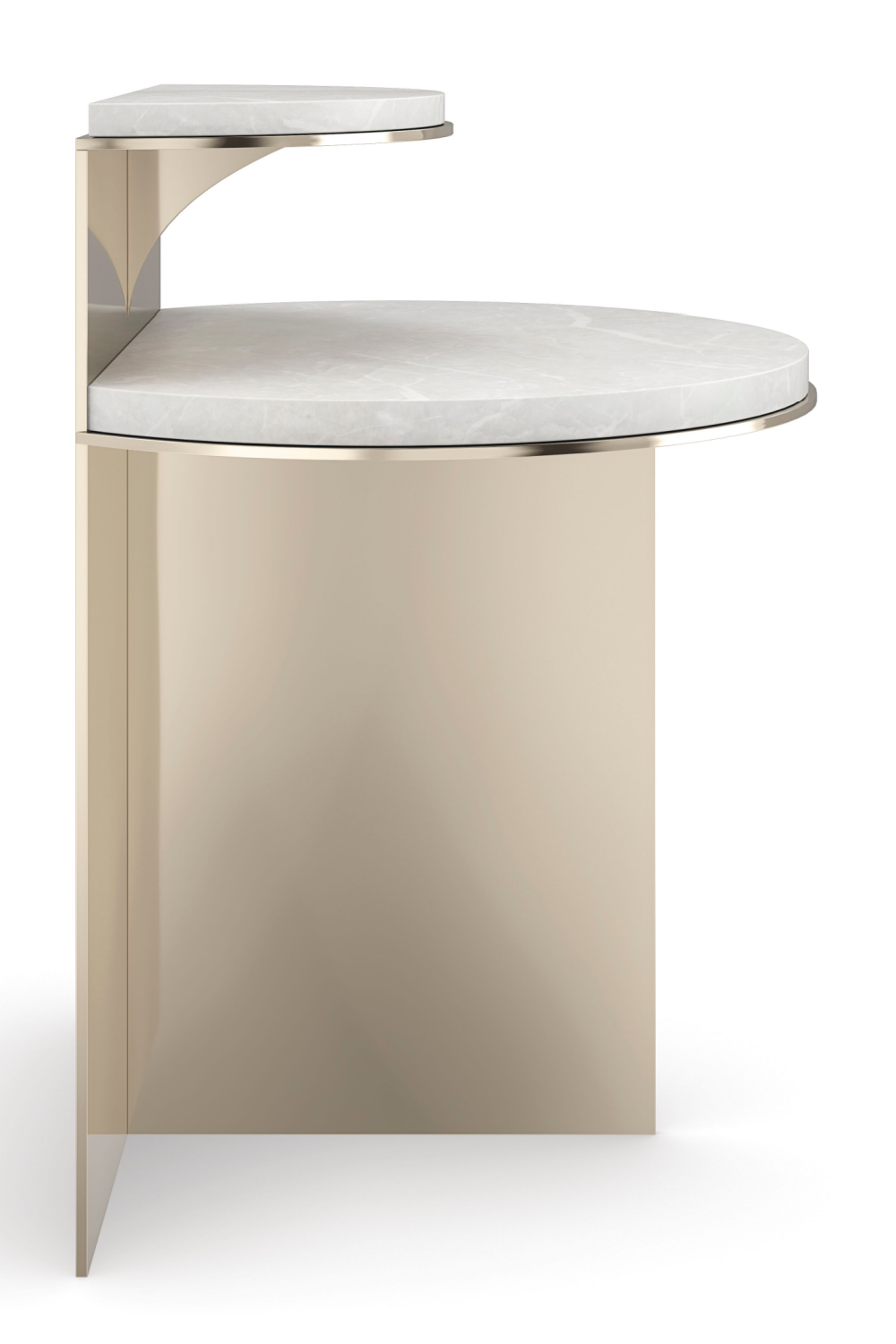   Gold Modern End Table | Oroa.com