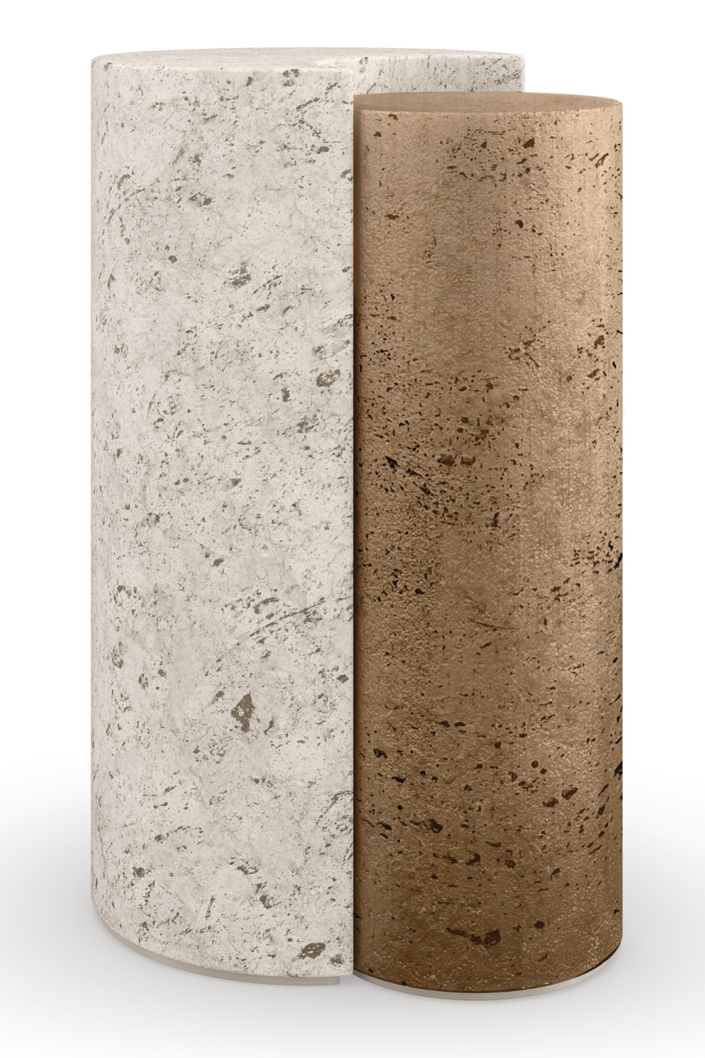  Travertine Modern End Table | Oroa.com