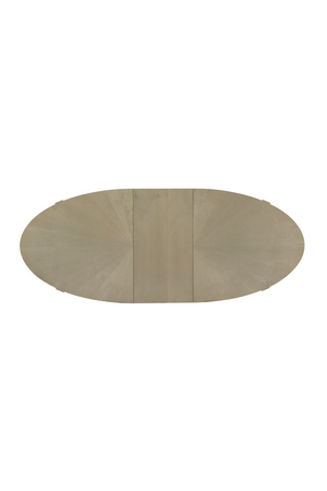   Silver Leaf Oval Dining Table | Oroa.com