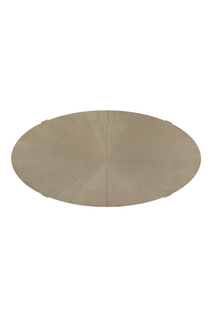   Silver Leaf Oval Dining Table | Oroa.com